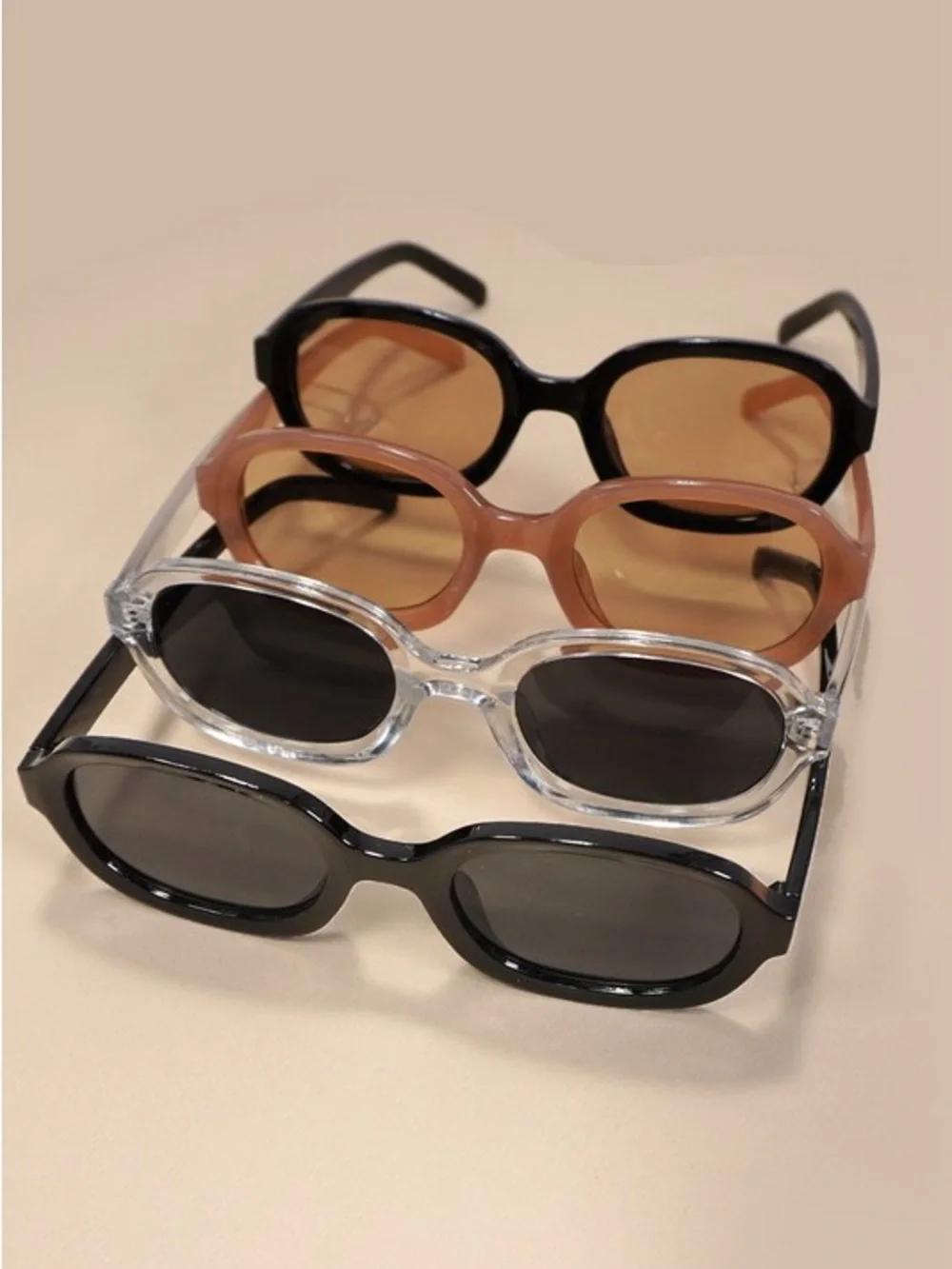 Retro Chic Peach Colored Sunglasses